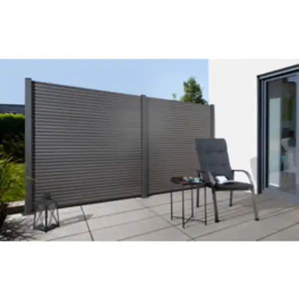 Bild 2 von Mr. GARDENER Steckzaunsystem »Turino«, BxH: 179 x 90 cm, 6er-Set, Rhombusoptik, steingrau