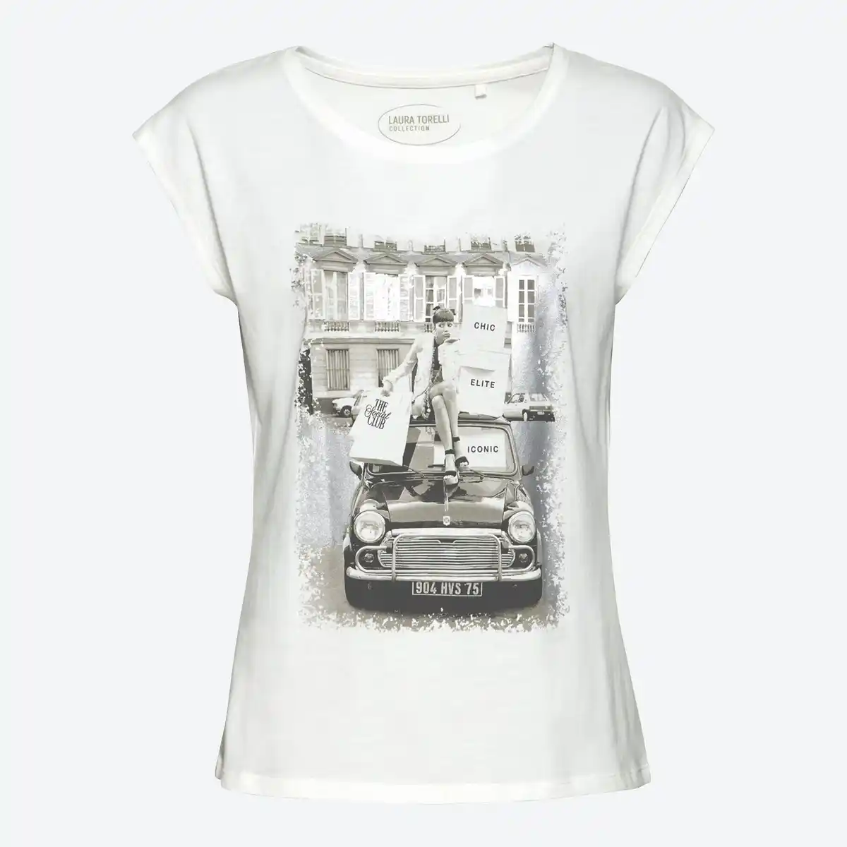 Bild 1 von Damen-T-Shirt mit Frontaufdruck
