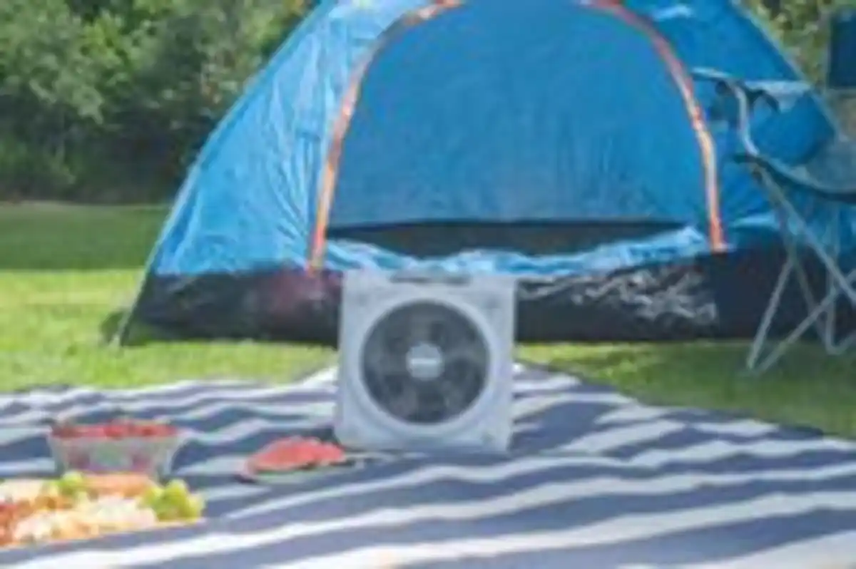 Bild 4 von Solarventilator Camping Grau