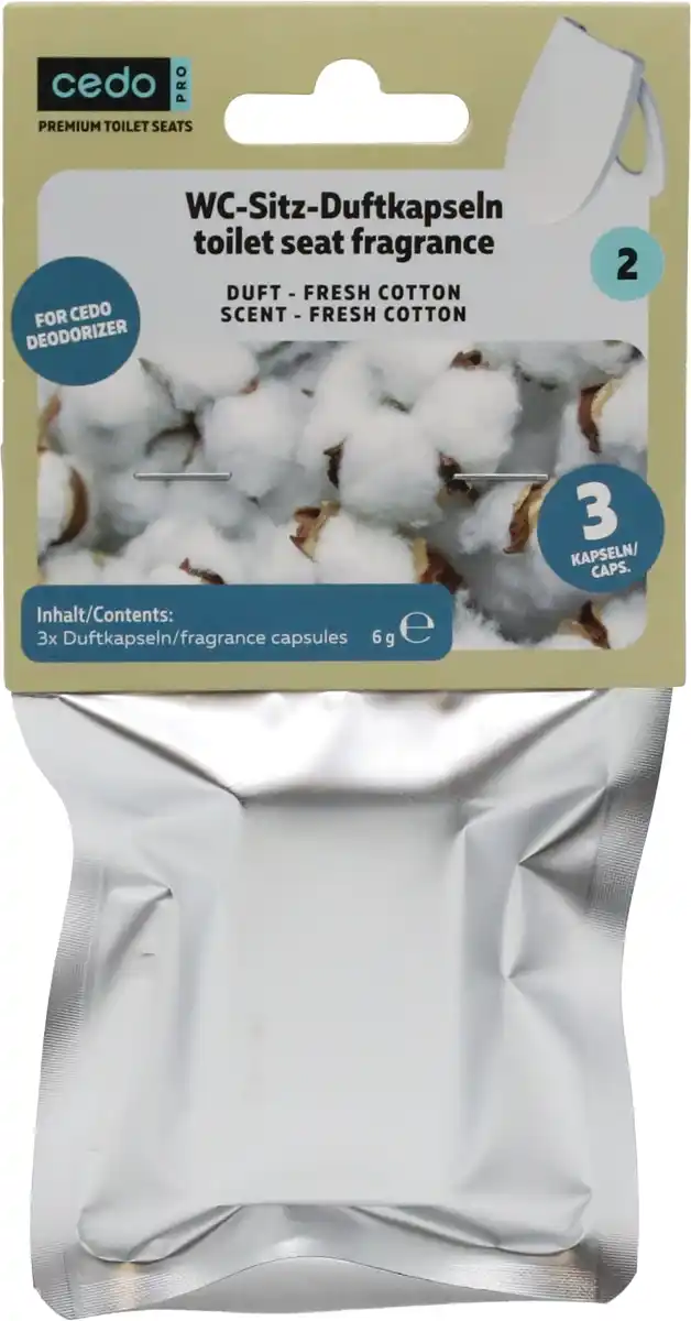 Bild 1 von Cedo WC-Sitz Duftkapsel Cotton Fresh für Deodorizer 3 Stück