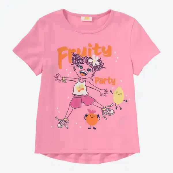 Bild 2 von Kinder-Mädchen-T-Shirt mit Frontaufdruck