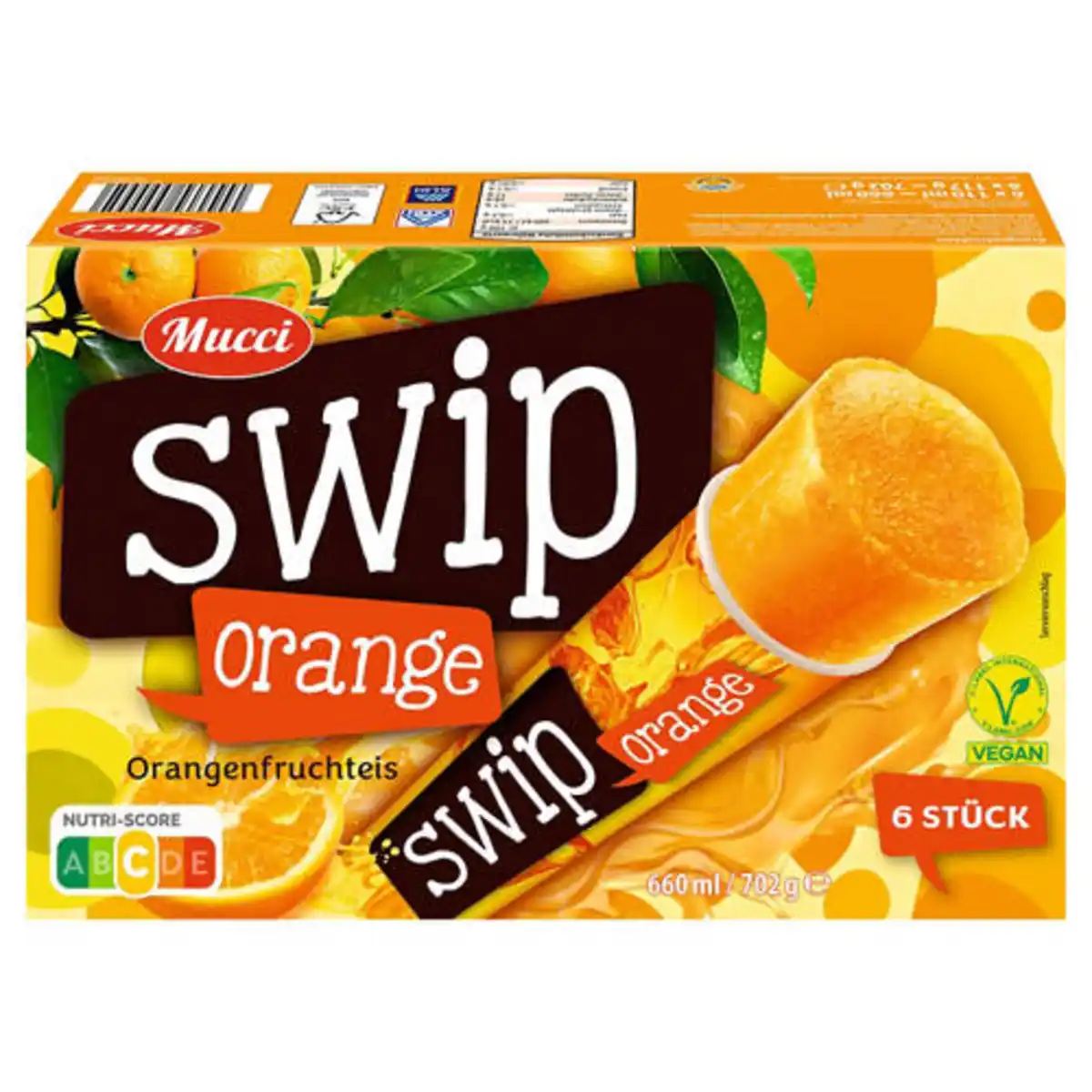 Bild 1 von MUCCI Wassereis Swip 660 ml, Orange