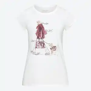 Damen-T-Shirt mit Frontaufdruck