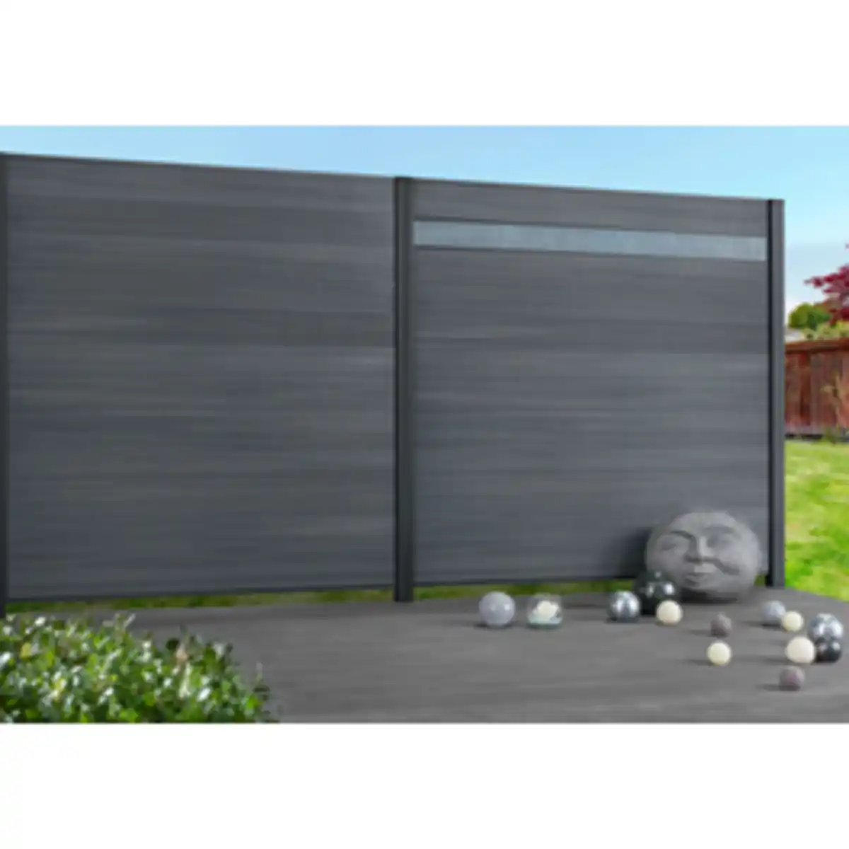 Bild 2 von Mr. GARDENER Design Inlay »Turino«, BxHxT: 179 x 15,1 x 2 cm, für WPC-Steckzaunsystem Turino