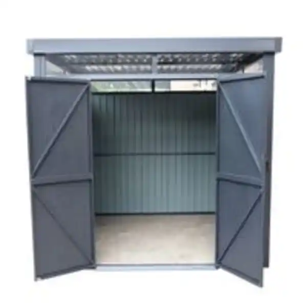 Bild 3 von Metall-Gerätehaus "Rioja" mit Doppeltür, ca. 294 x 294 x 222 cm - Anthrazit