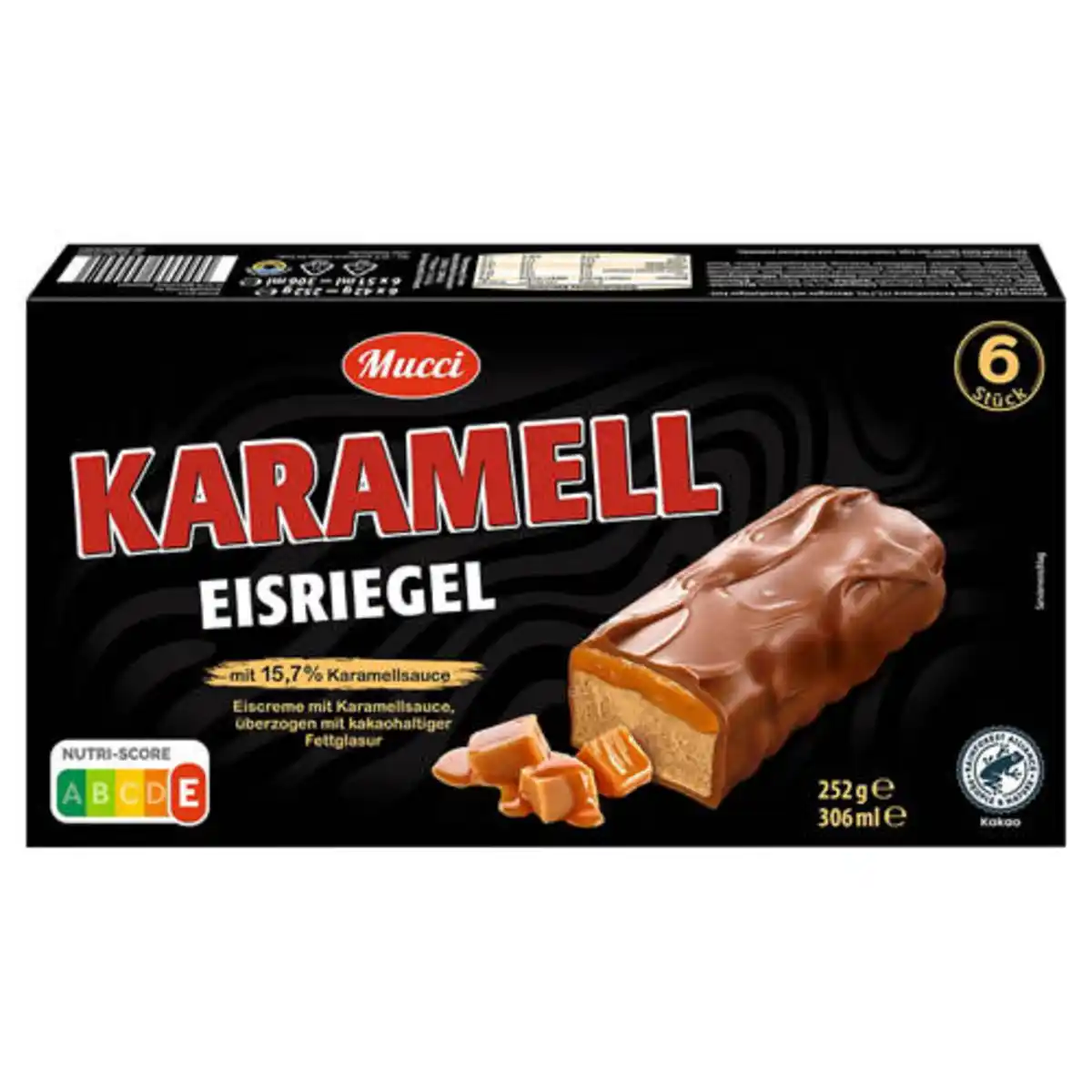 Bild 1 von MUCCI Eisriegel 250 g, Karamel