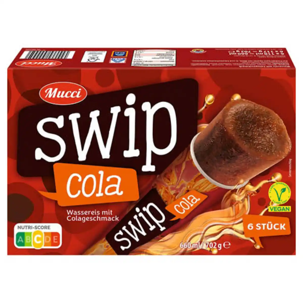 Bild 1 von MUCCI Wassereis Swip 660 ml, Cola