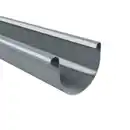 Bild 1 von Funkegruppe Dachrinne, Nennweite: 75 mm, halbrund, Hart-PVC (PVC-U)