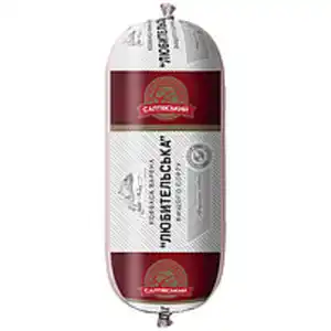 Wurst ukrainischer Art "Ljubitelskaja", aus Schweinefleisch ...