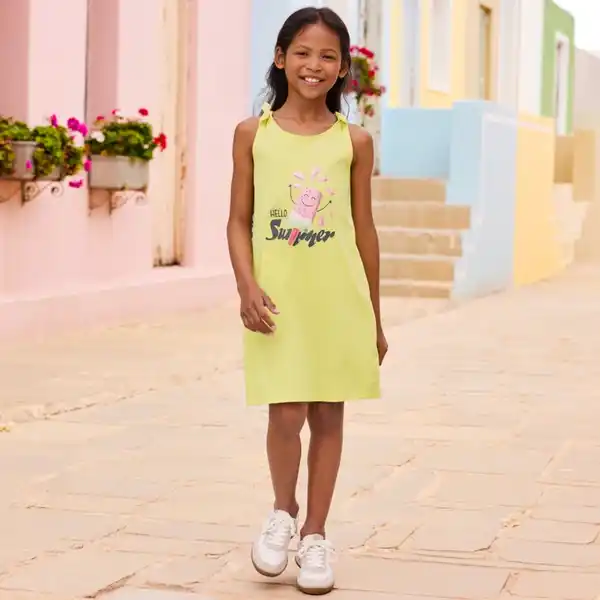Bild 2 von Kinder-Mädchen-Kleid aus Baumwolle, 2er-Pack