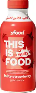 YFood Trinkmahlzeit Fruity Strawberry, 500 ml