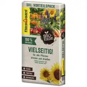FLORAGARD Blumenerde »Bio«, 50,0 L torffrei, veganer Dünger