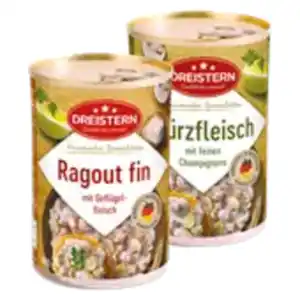 Dreistern Ragout fin oder Würzfleisch