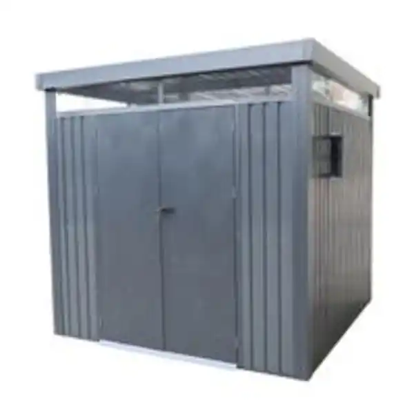 Bild 2 von Metall-Gerätehaus "Rioja" mit Doppeltür, ca. 294 x 294 x 222 cm - Anthrazit