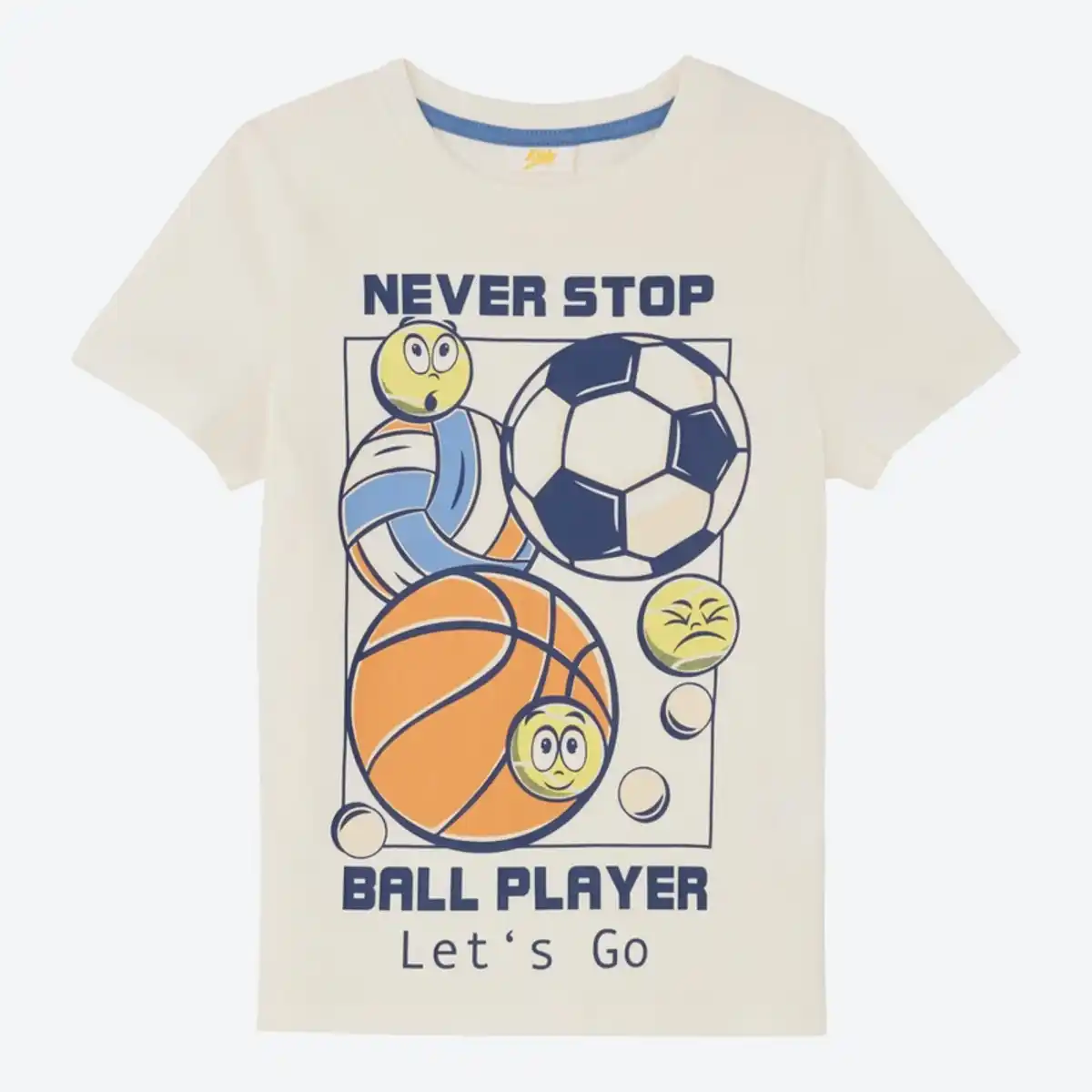 Bild 2 von Kinder-Jungen-T-Shirt mit Rundhalsausschnitt