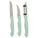 Bild 1 von CROFTON Küchenmesser-Set, Grün, Messer/Schäler