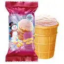 Bild 1 von Eis mit Kaugummigeschmack "Bubble Gum", im Waffelbecher