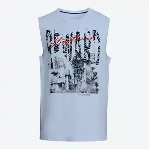 Herren-Muskelshirt mit Rundhalsausschnitt