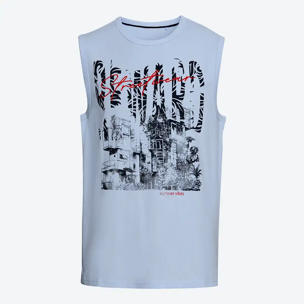 Bild 1 von Herren-Muskelshirt mit Rundhalsausschnitt