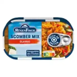 Rügen Fisch Scomber Mix, Makrelenfilet oder Kieler Sprotten