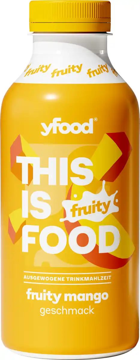 Bild 1 von YFood Trinkmahlzeit Fruity Mango, 500 ml