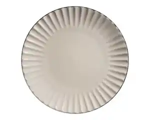 Teller flach Weiss Osita, 27 cm