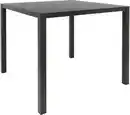 Bild 1 von Grandsoleil Gartentisch wetterfest Metall Brunch 80 × 80 cm schwarz