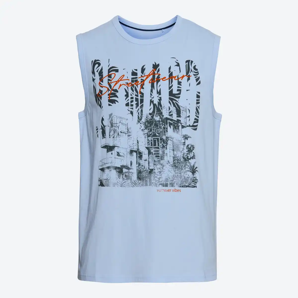 Bild 3 von Herren-Muskelshirt mit Rundhalsausschnitt