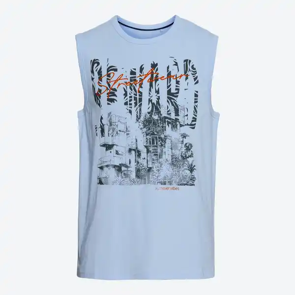 Bild 3 von Herren-Muskelshirt mit Rundhalsausschnitt
