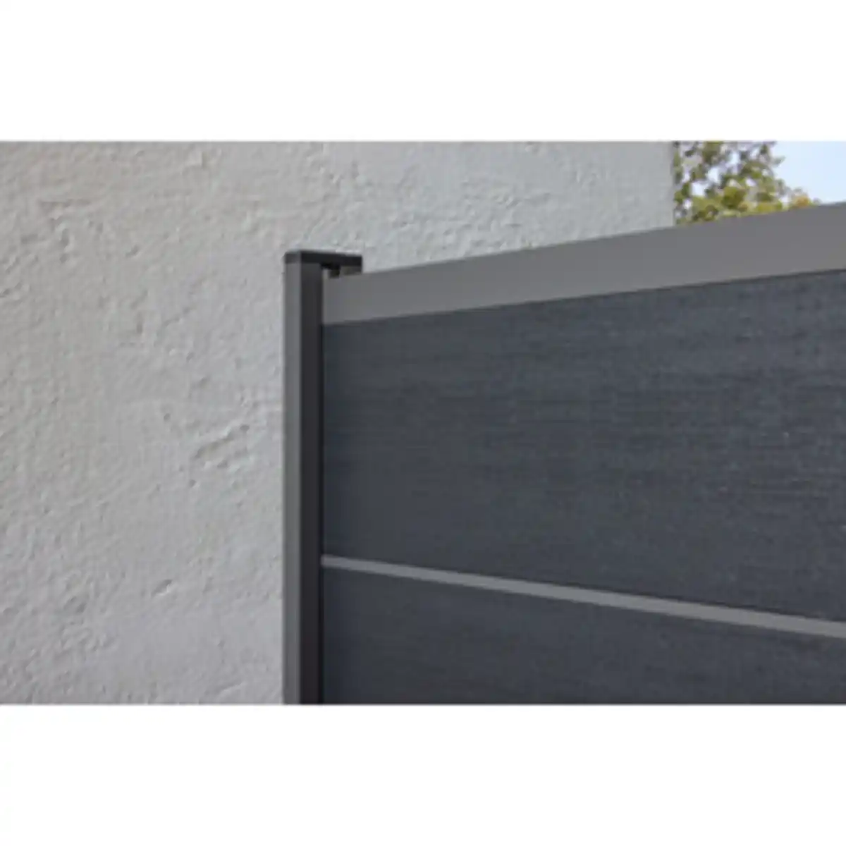 Bild 2 von Mr. GARDENER Wandanschlussprofil »Turino/Donatus«, 25x68x2000 mm (BxTxH), anthrazit f. Turino/Donatus