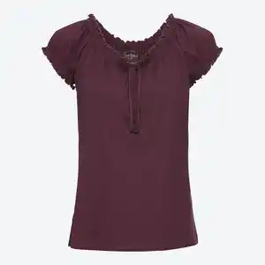Damen-T-Shirt mit Carmen-Ausschnitt