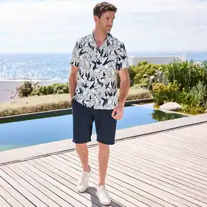 Herren-Bermudas in Waffel-Optik