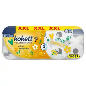 KOKETT Toilettenpapier XXL, 3-lagig