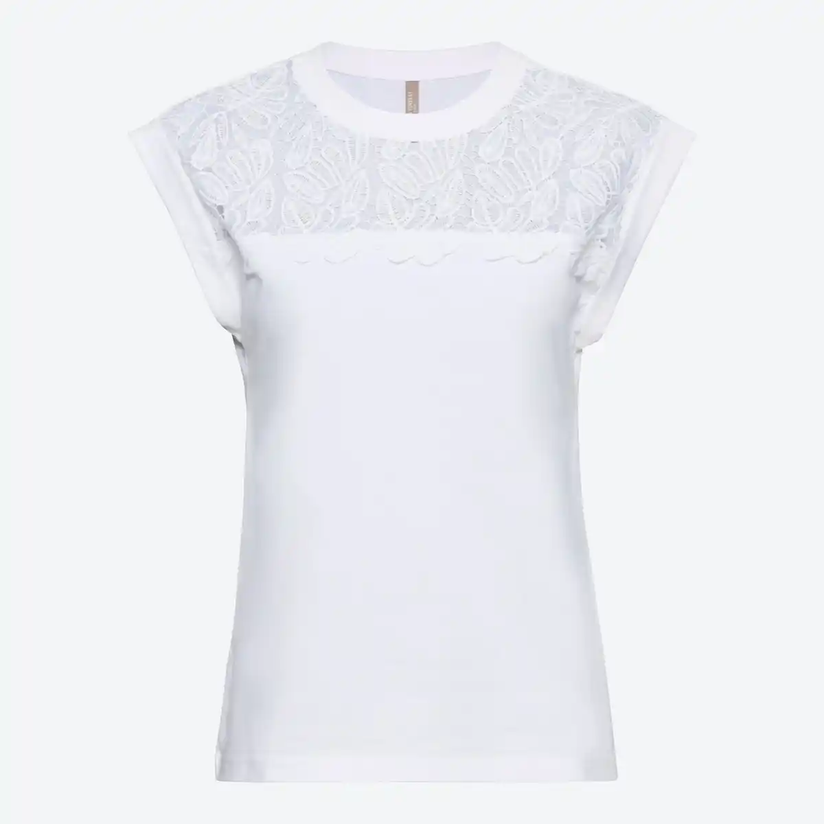 Bild 3 von Damen-T-Shirt mit Spitze