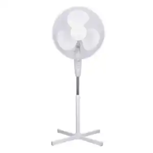 CASAYA Standventilator, Ø 40 cm, 3 Stufen, oszillierend, weiß