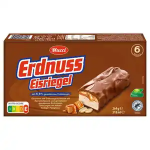 MUCCI Eisriegel 318 ml, Schoko Erdnuss