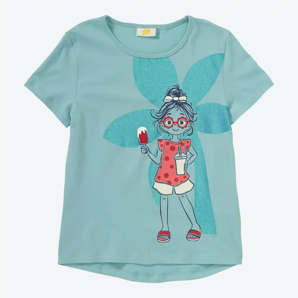 Bild 2 von Kinder-Mädchen-T-Shirt mit Baumwolle