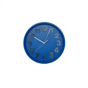 Wanduhr »Modern«, Ø 30 cm, blau