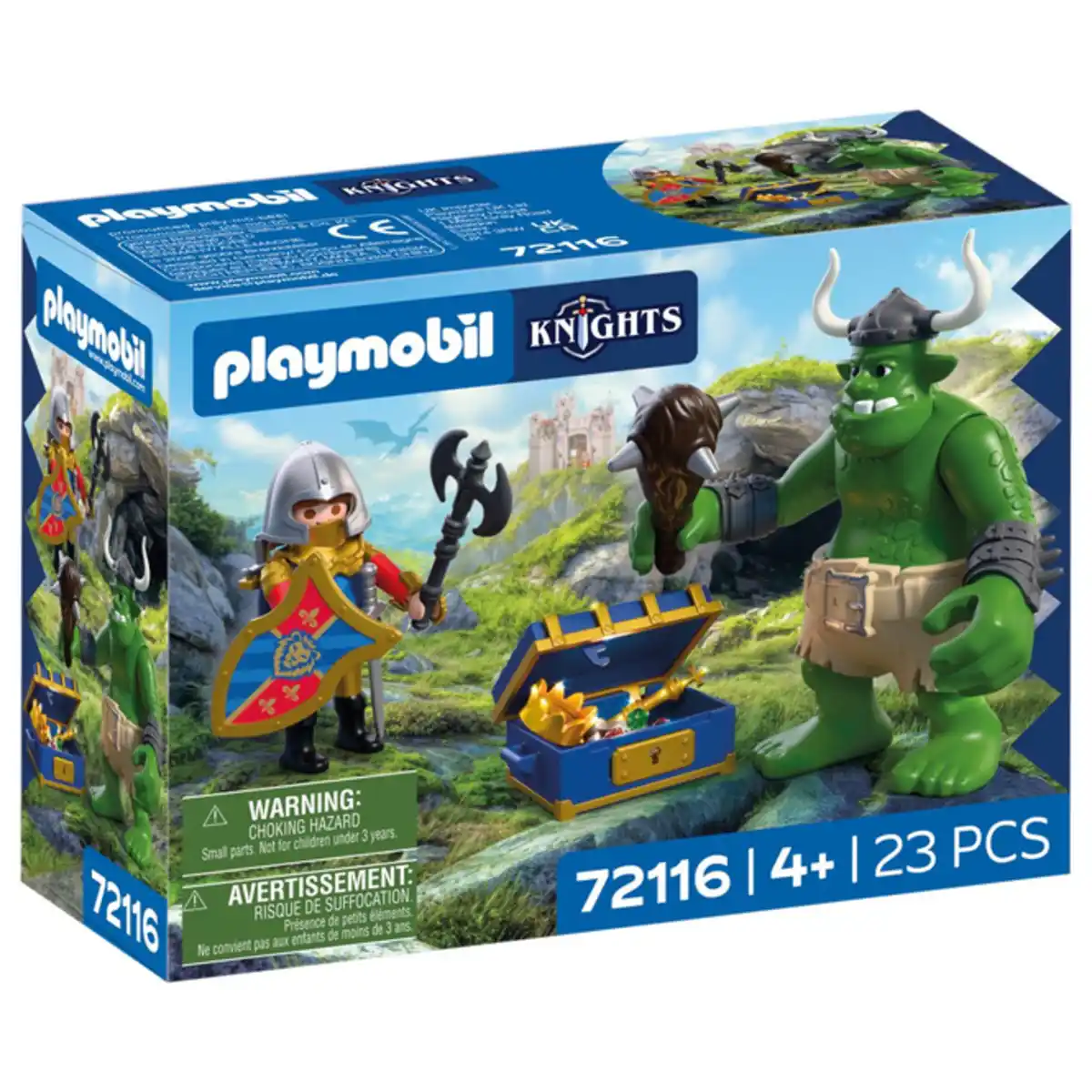 Bild 1 von Playmobil® 72116 - Troll mit Löwenritterschatz