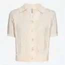 Bild 1 von Damen-Poloshirt in Ajour-Strick