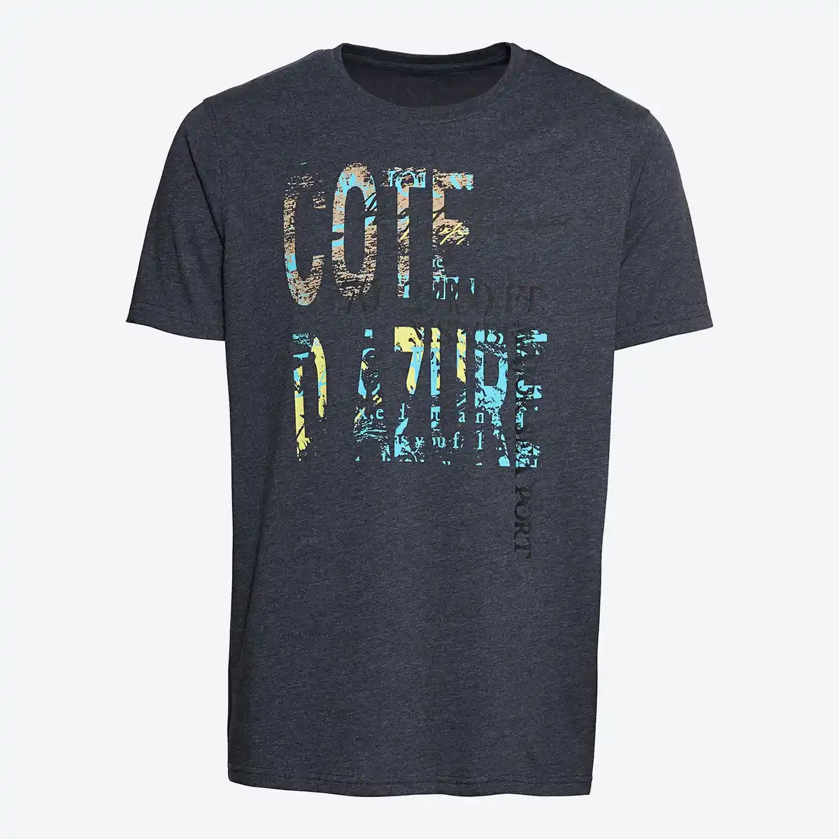Bild 3 von Herren-T-Shirt mit Rundhalsausschnitt