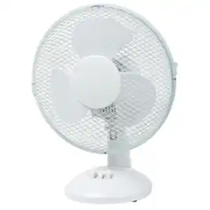 CASAYA Tischventilator, 25 W, Ø: 23 cm, 2 Stufen, oszillierend