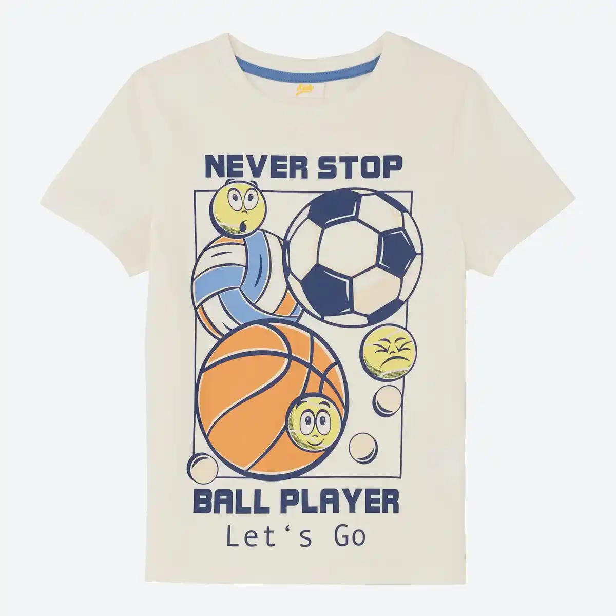Bild 3 von Kinder-Jungen-T-Shirt mit Rundhalsausschnitt