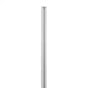 Mr. GARDENER Wandanschlussprofil »Turino/Donatus«, 25x68x2000 mm (BxTxH), silberfarben, f. Turino/Donatus