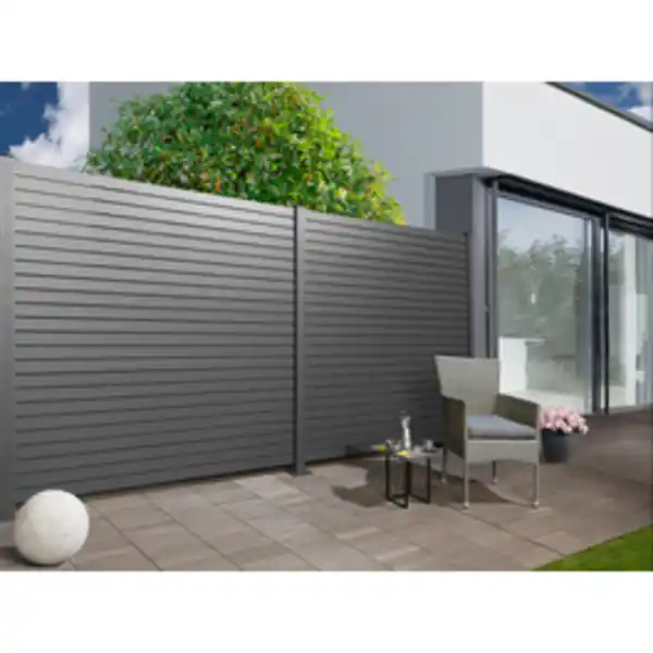 Bild 2 von Mr. GARDENER Steckzaunsystem »Katepos«, BxH: 179 x 90 cm, 12er-Leistenset, anthrazit
