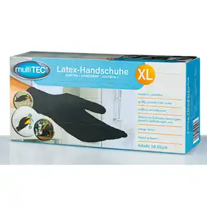 Multitec Puderfreie Latex-Handschuhe 50er