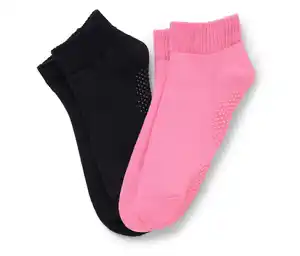 2 Paar Yogasocken, pink