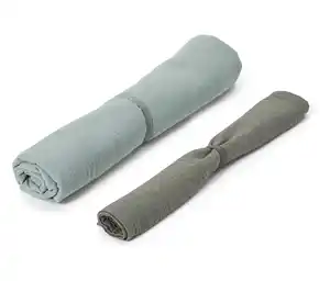 2 Musselin-Handtücher
