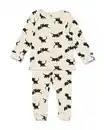 Bild 1 von Takkie und Siepie Baby-Pyjama zum Mitwachsen eierschalenfarben
