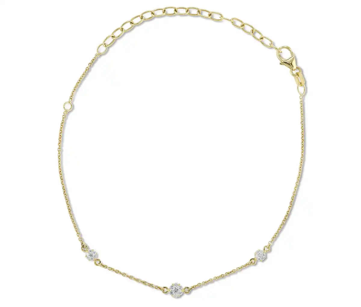 Bild 1 von 585 Gold Armband, 21 Brillanten